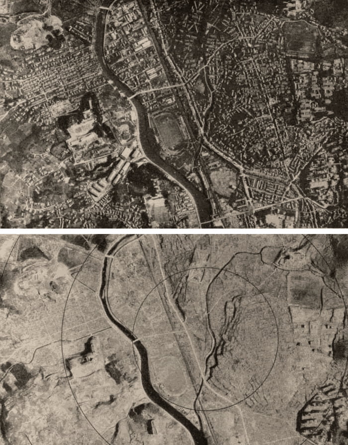 Nagasaki Japan Before after the atomic bombing 9GAG