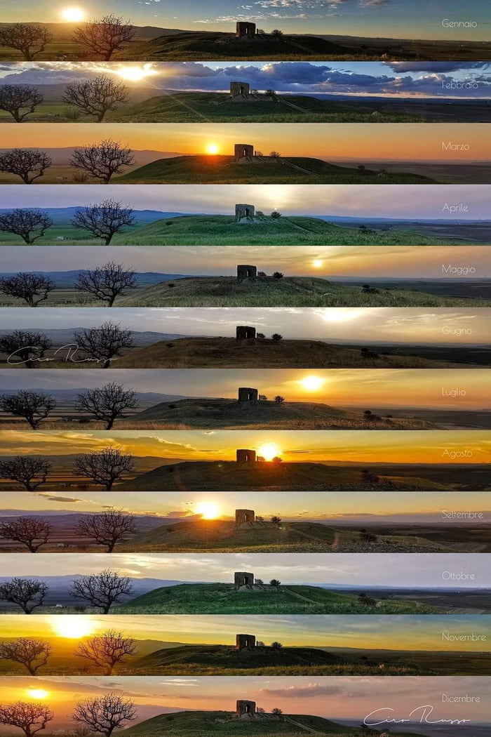 12 Pictures Of The Sun Each Month Of The Year Same Place 9GAG 12-pictures-of-the-sun-each-month-of-the-year-same-place-9gag