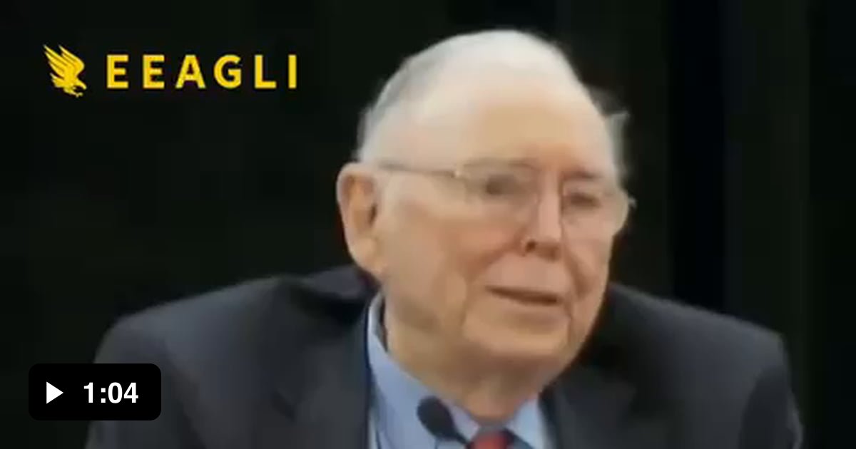 Charlie Munger explains 