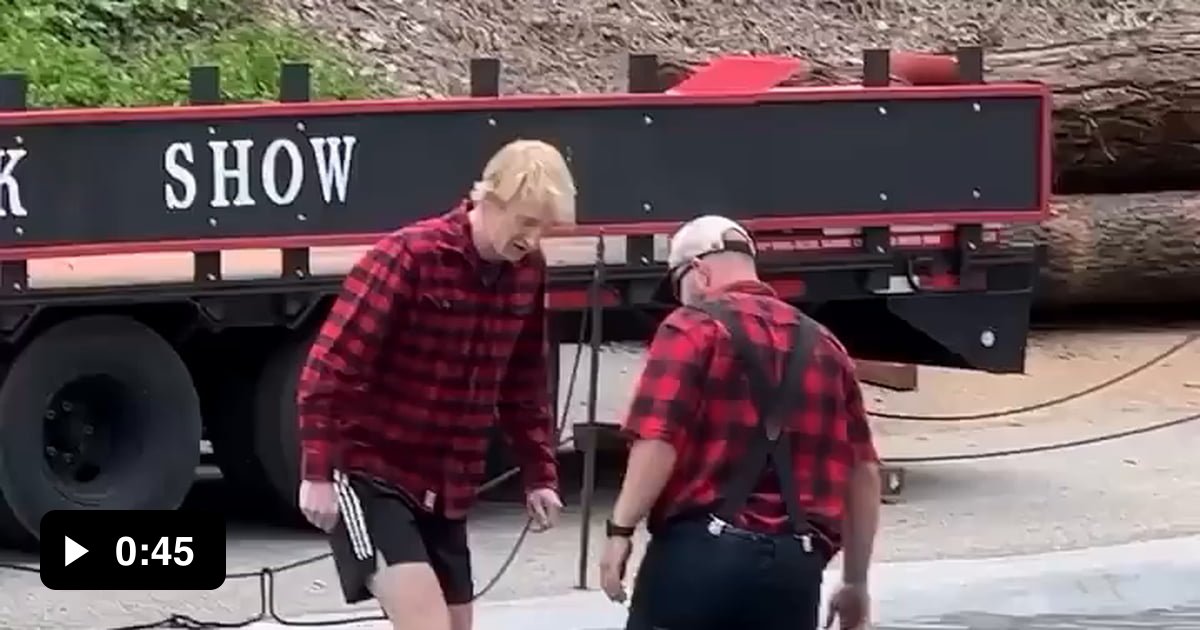 Lumberjack Log Roll 9GAG
