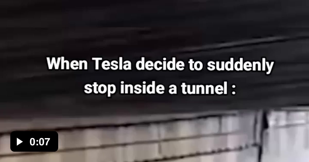 Tesla autopilot fail 9GAG