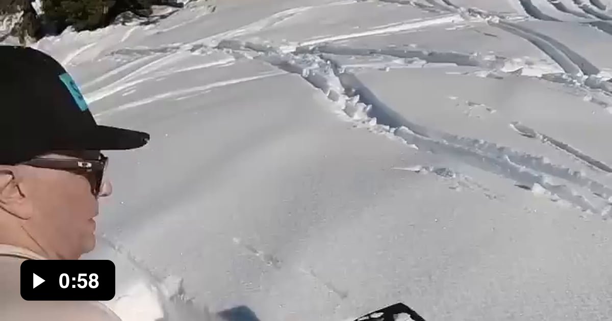Snow stability test for avalanche 9GAG