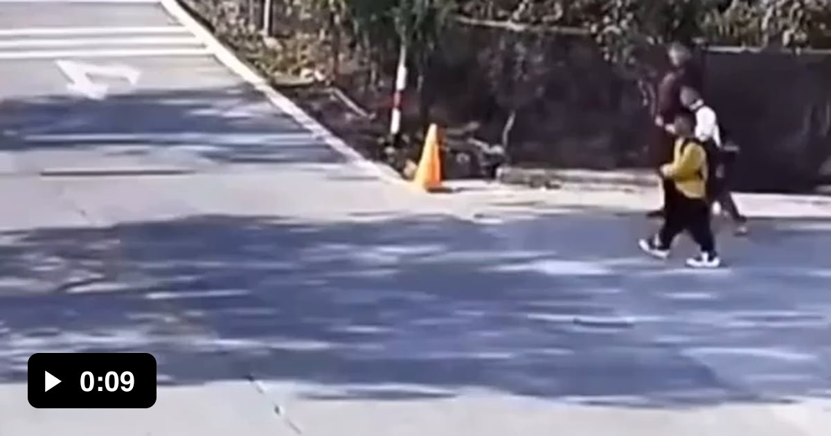 A child almost hit by a car - 9GAG