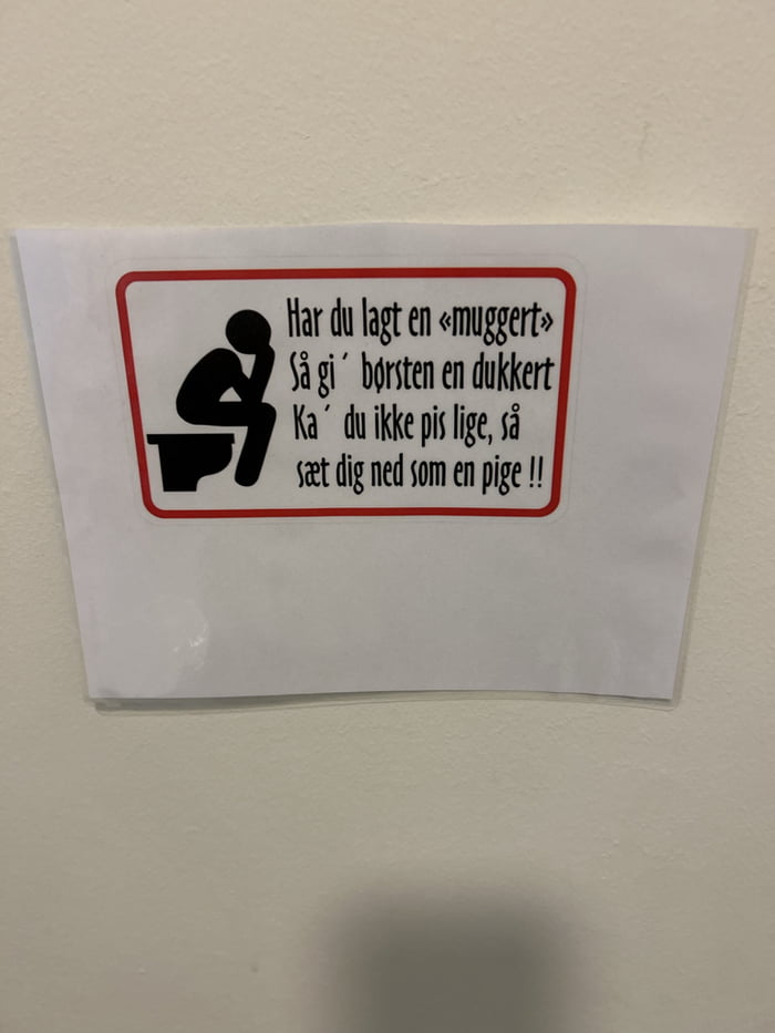 Danish toilet humor 9GAG