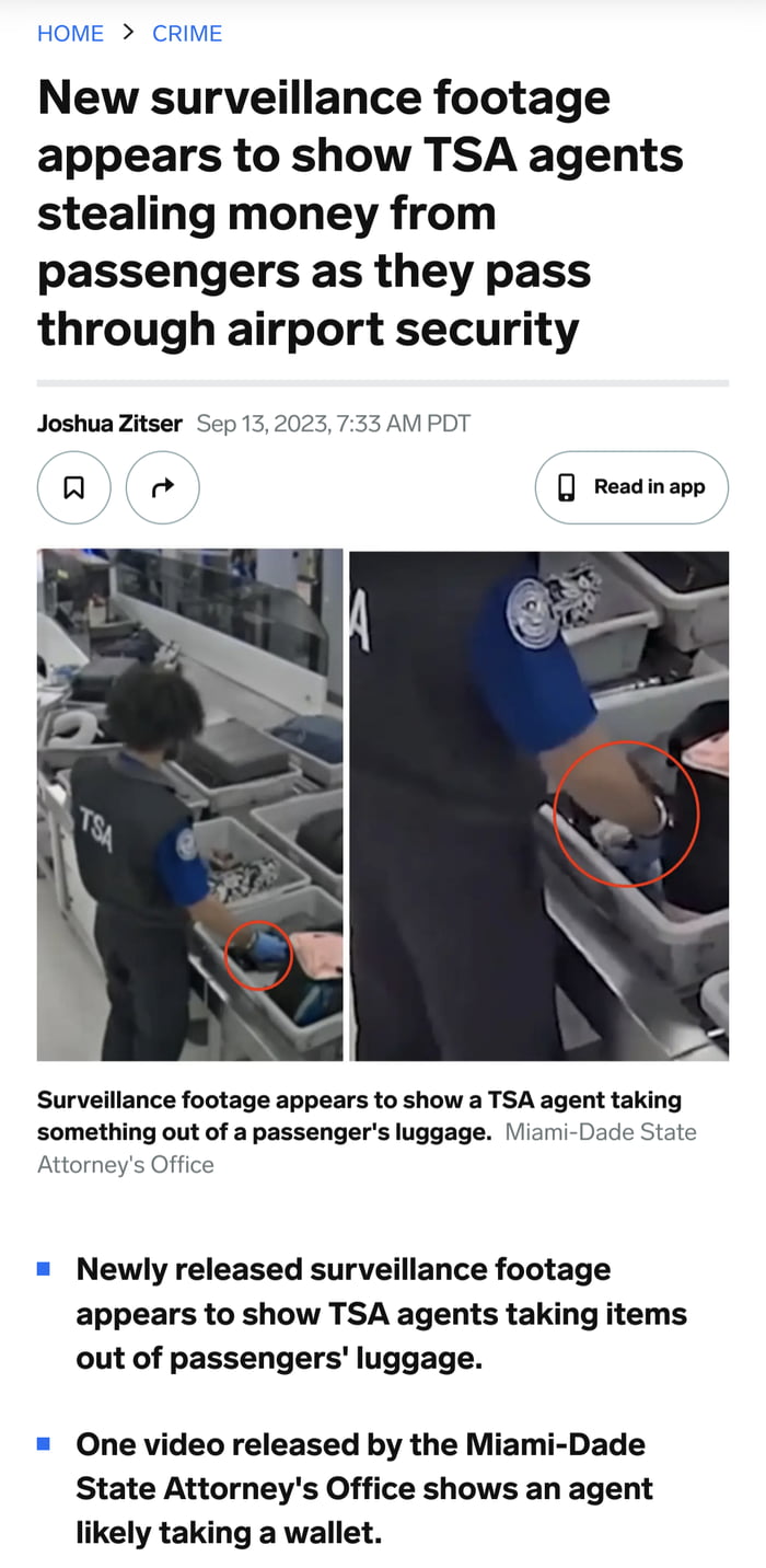 With all the surveillance cameras in airports one would have thought