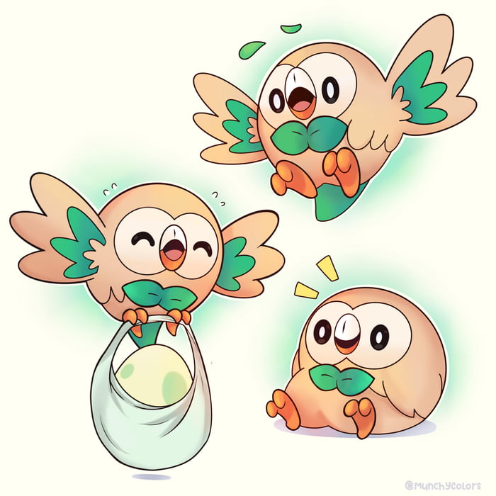 Rowlet Doodles - 9GAG