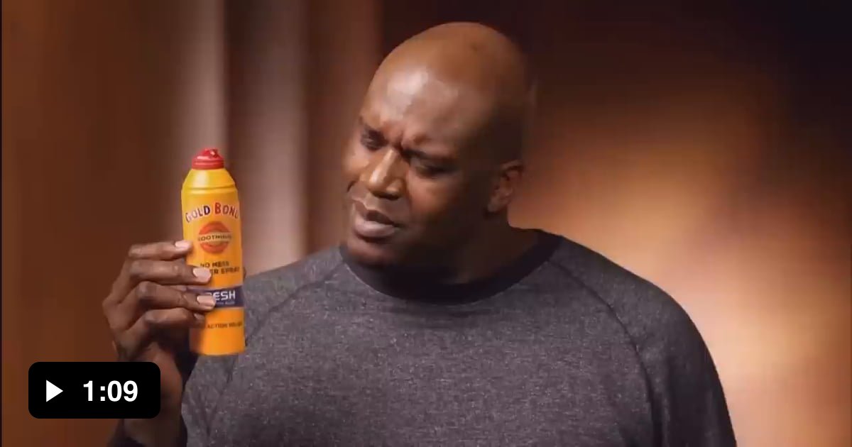 When Commercials Were Funny Gold Bond Liqui Shaq 9gag 1246