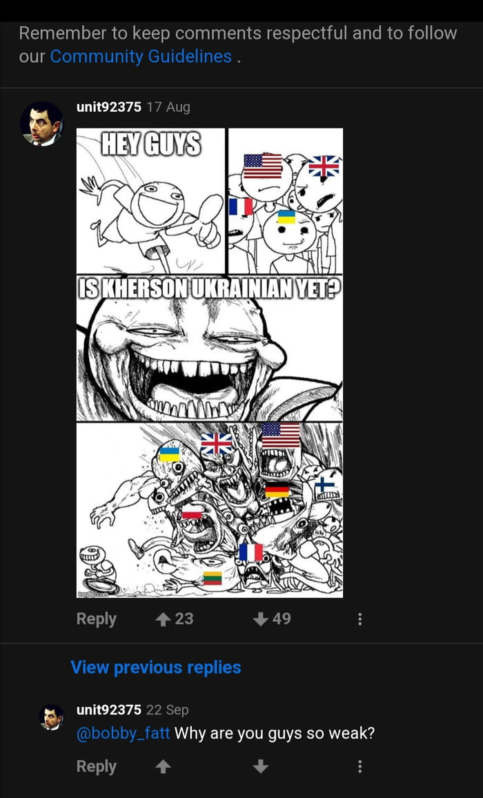 A moment of silence for our fallen bot is kherson ukrainian yet 9gag