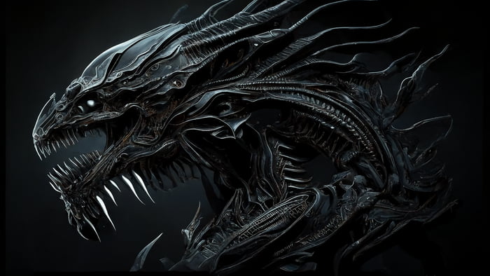 Nothing Too See Here Just A Xenomorph Dragon 9gag