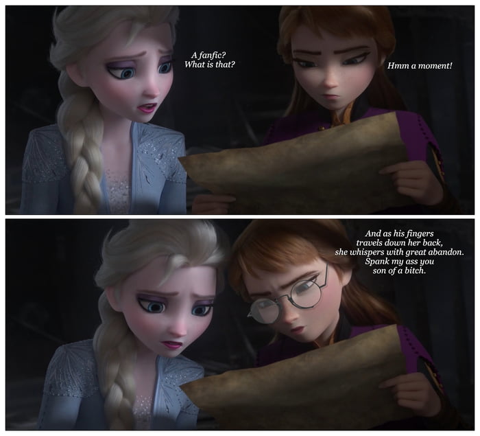 Elsa and Anna found a fanfic. (OC) 9GAG