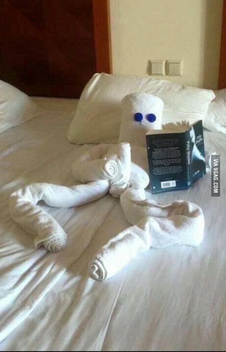 When Vacating A Hotel Room Always Leave Your Towels