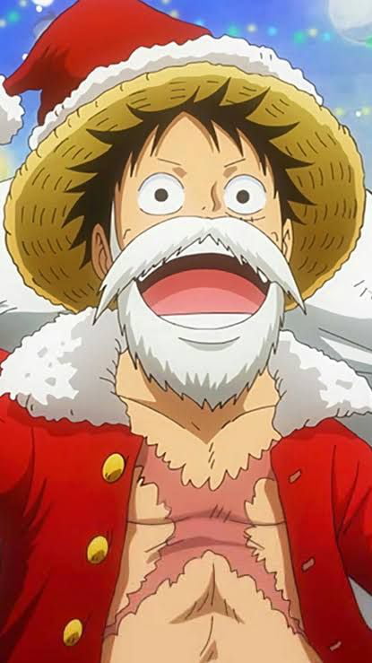 Merry Christmas From Monkey D. Luffy One Piece , Monkey D. Luffy