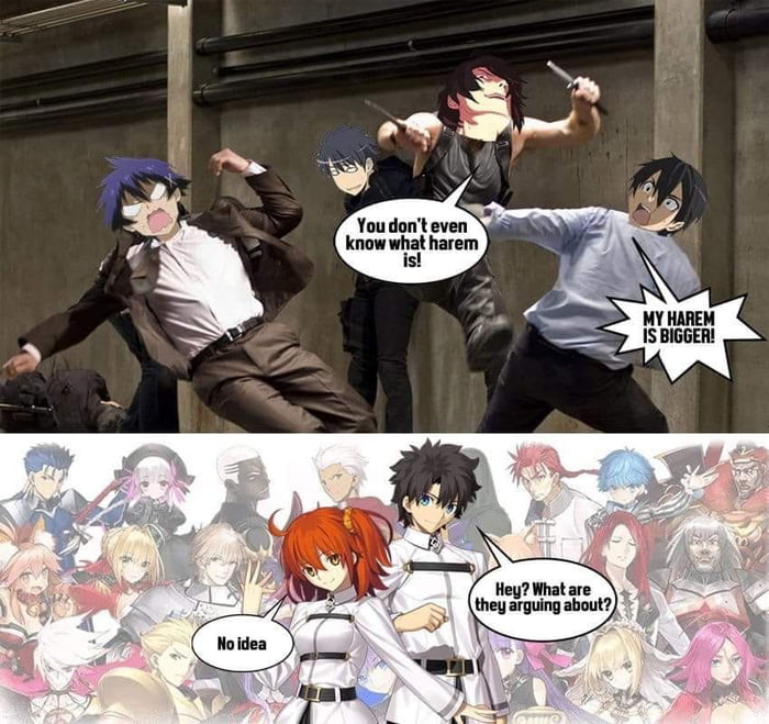 Harem anime in a nutshell - 9GAG