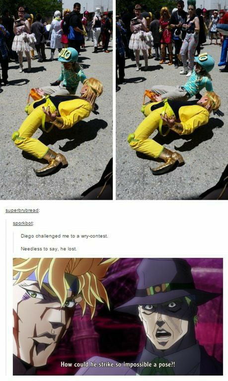 Not So Daily JoJo meme 「DIO's Pose」 - 9GAG