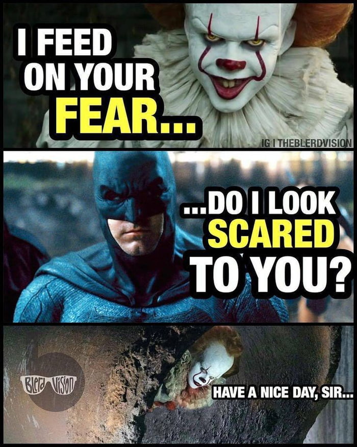 Batman VS Pennywise - 9GAG