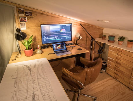 Just Finished My Little Boatbuilding Video Editing Desk Space