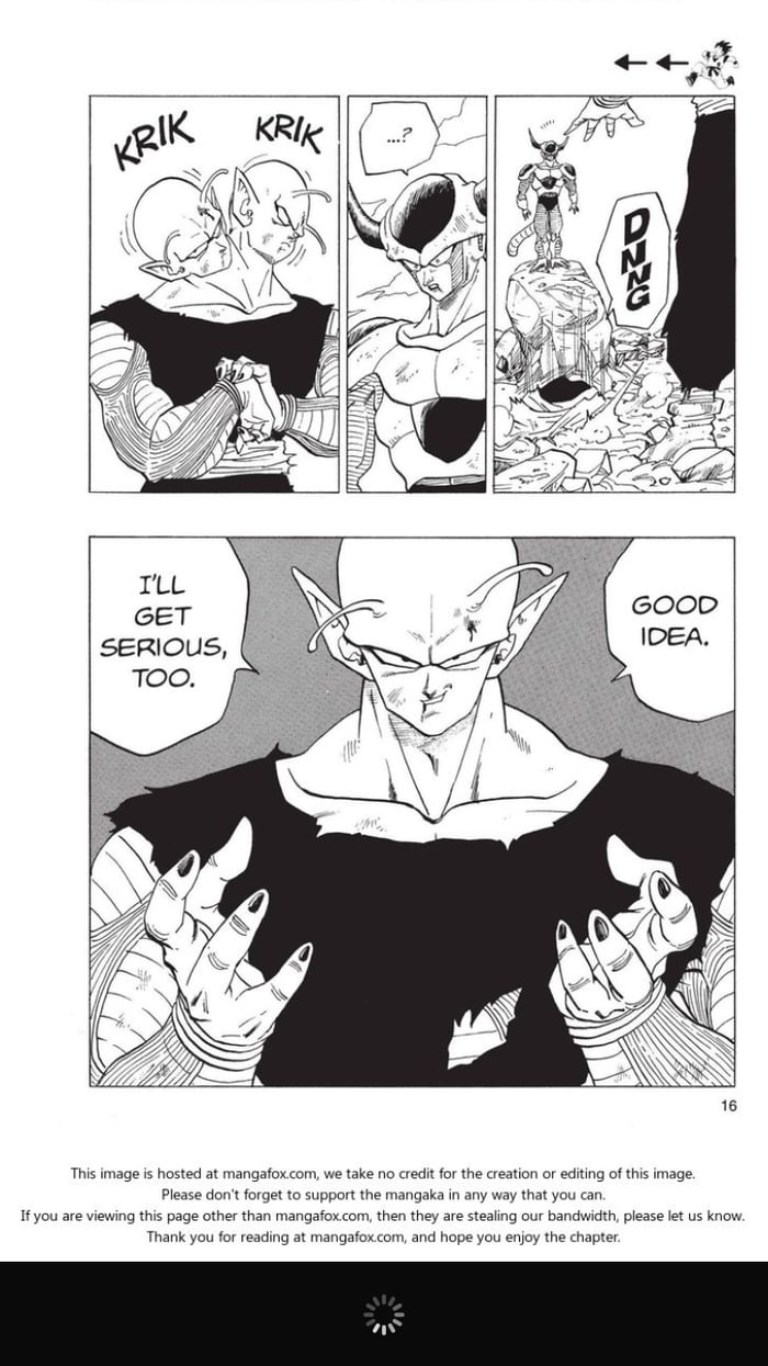 Piccolo only has 4 fingers in Frieza Arc 9GAG
