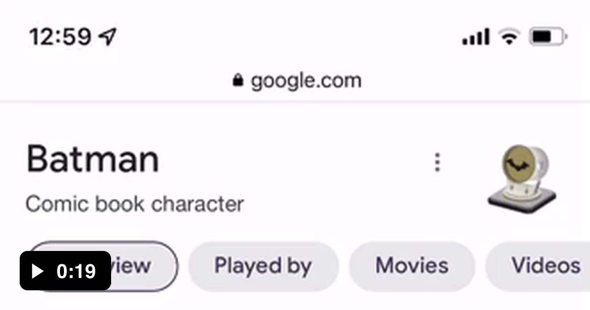 If you Google batman you can activate the Bat Signal and batman will ...