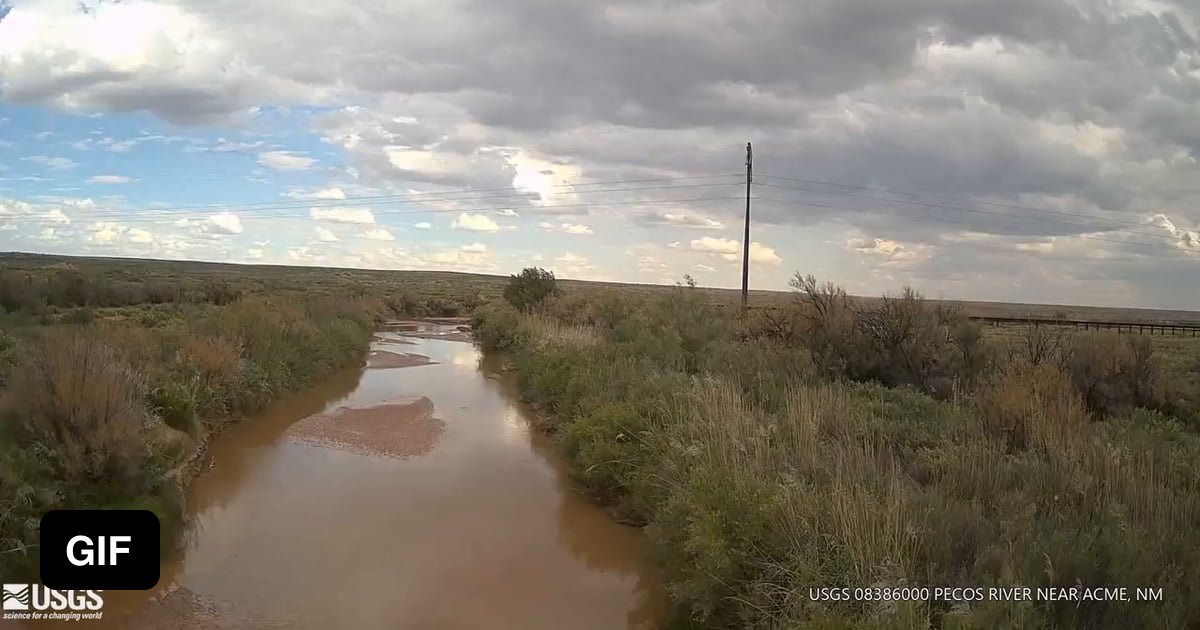 Pecos River Flooding in New Mexico 9GAG