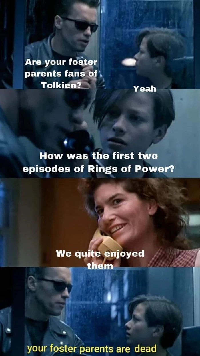 Terminátor vs Amazon Rings of Power 9GAG