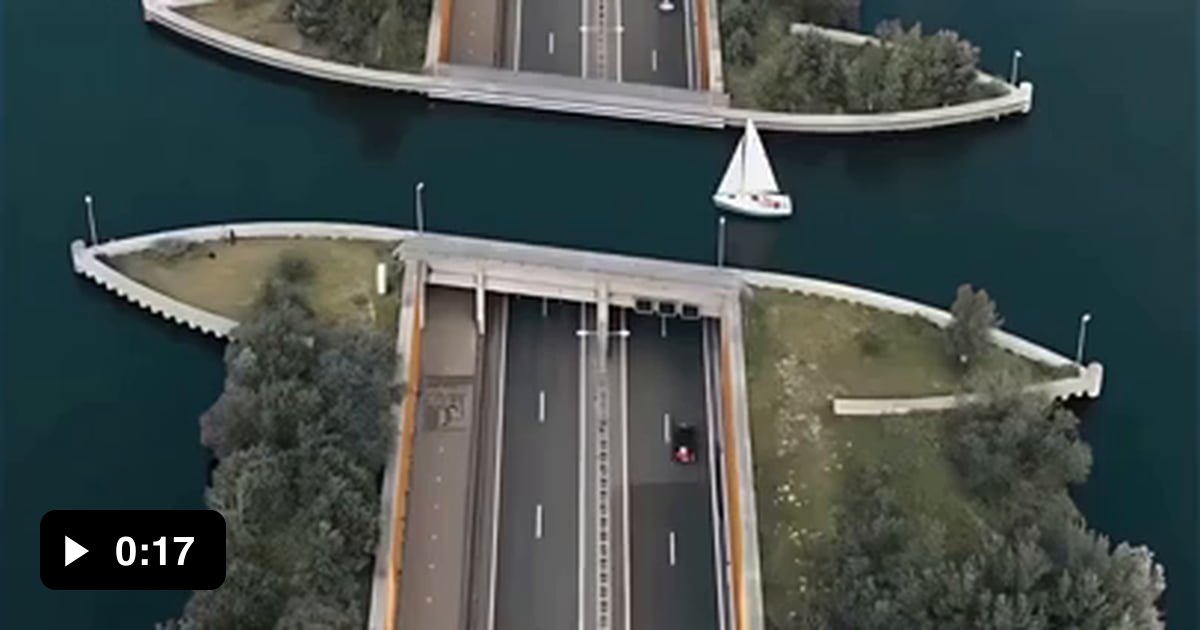 In Netherlands There Is A Unique Reverse Bridge Veluwemeer Aquedict   AAGnv5d Ogimage 