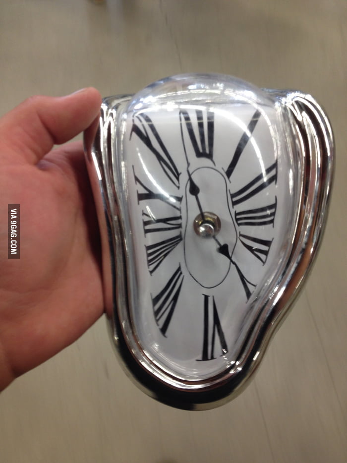 Salvador Dali Clock From A Thrift Store 9GAG   AAVP5Qo 700b 