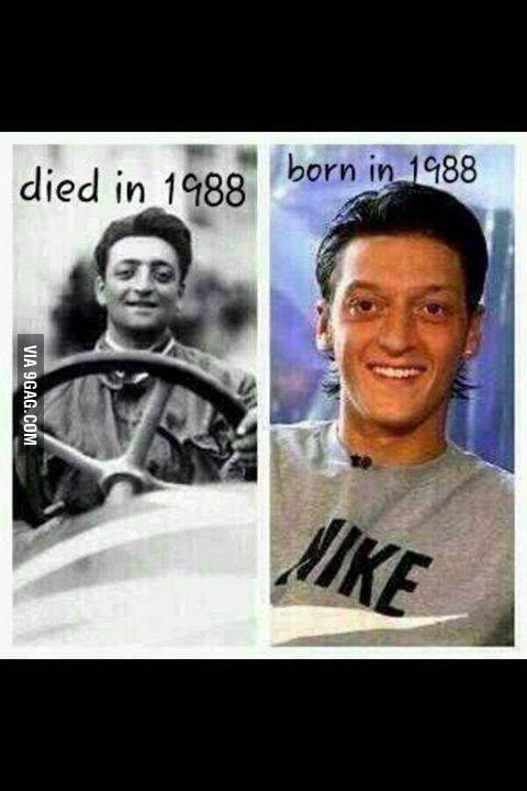 Enzo Ferrari And Mesut Ozil 9gag