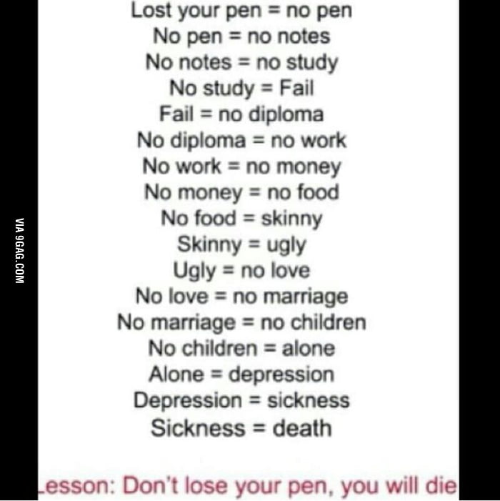 no pen no notes