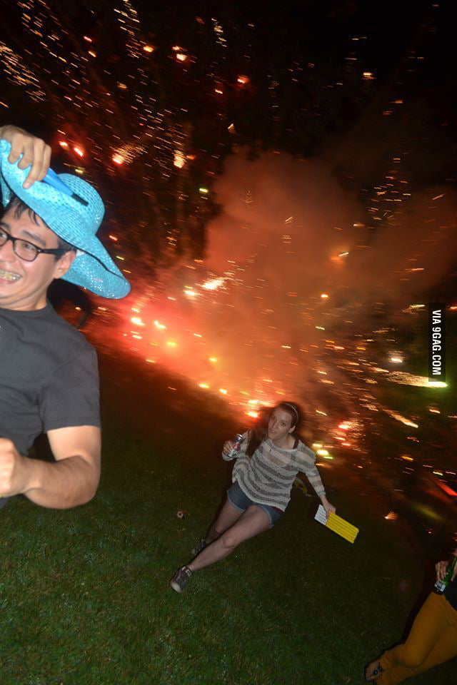 What Happens When You Accidentally Shoot Fireworks Into A Box Of ...