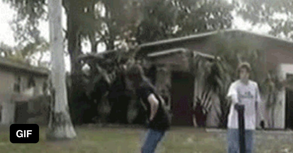 Pogo stick backflip fail 9GAG