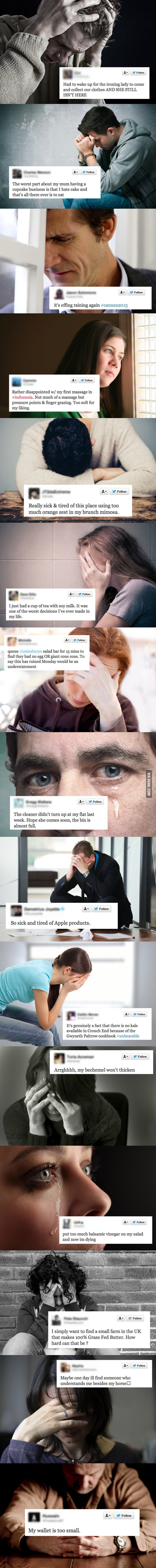First World Problems on Twitter