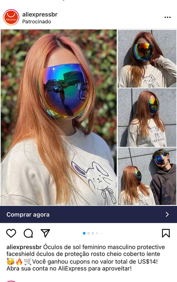 Its a mask+sunglasses real product - 9GAG