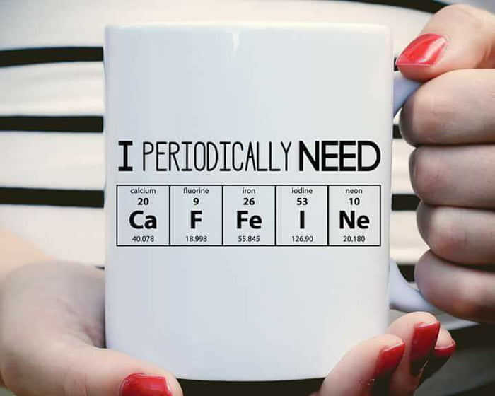 Chemistry people will understand.. (coffee is life)