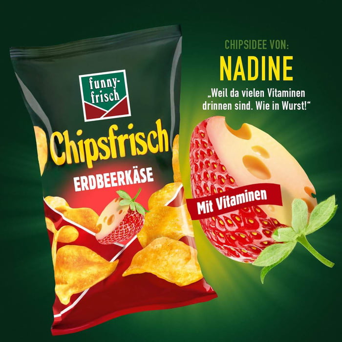 New german chips "strawberry cheese" 9GAG
