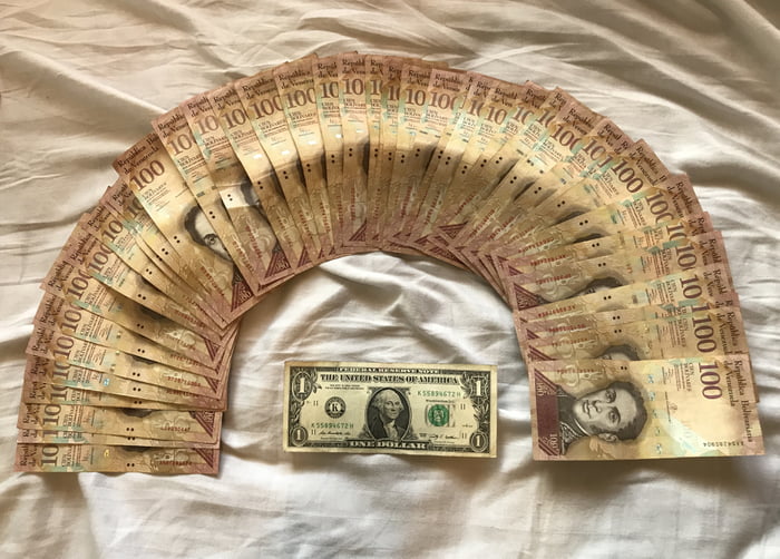  1 Worth Of Venezuelan Money 9GAG
