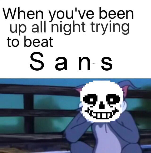 Beating epic sans (My first difficult boss)
