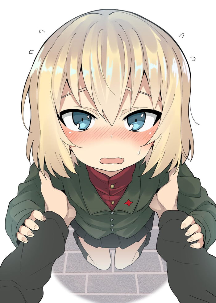 Katyusha From Girls Und Panzer Wishes Luck To Her Team Gag