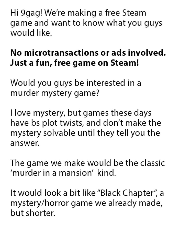 Feel Free To Share Your Own Game Ideas In The Comments We Will Make 