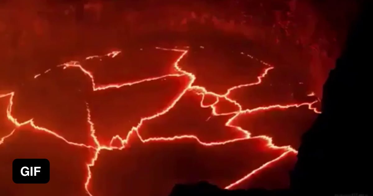 Looks Like A Real Life Plasma Ball Volcanic Shelf Activity Gag