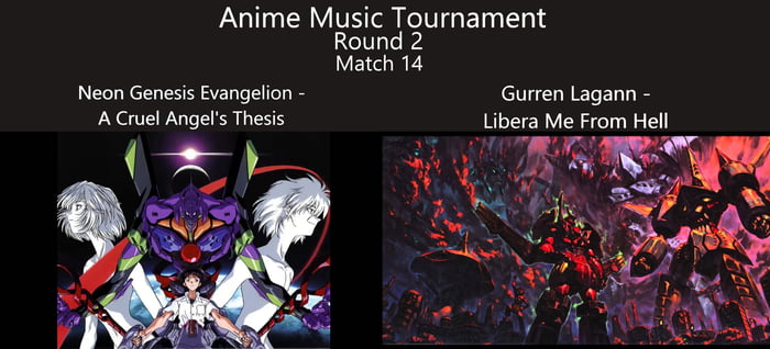 Round 2 Match 14 Of The Music Tournament Vote In The Comments Results Will Be Determined After The End Of The Round 9gag