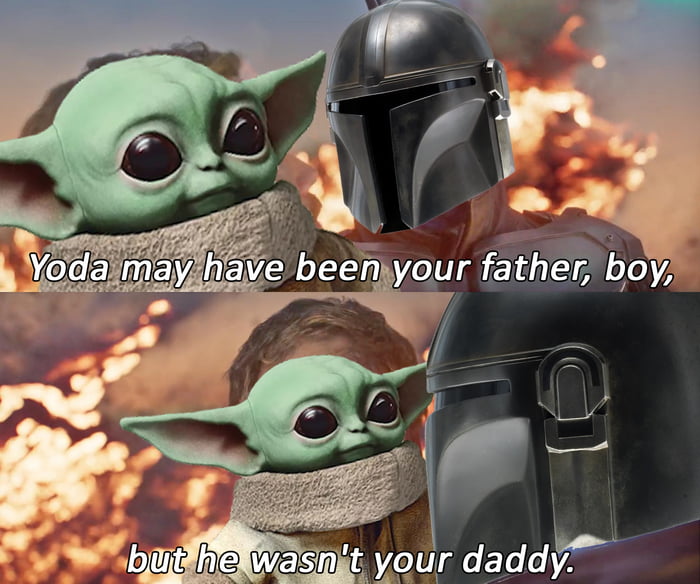 Yoda may have been your father, boy, but he wasn't your daddy. - 9GAG