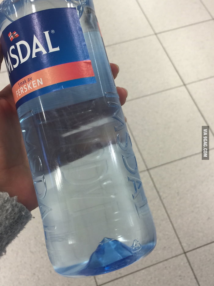 In Norway we have mountains in our water bottles - 9GAG