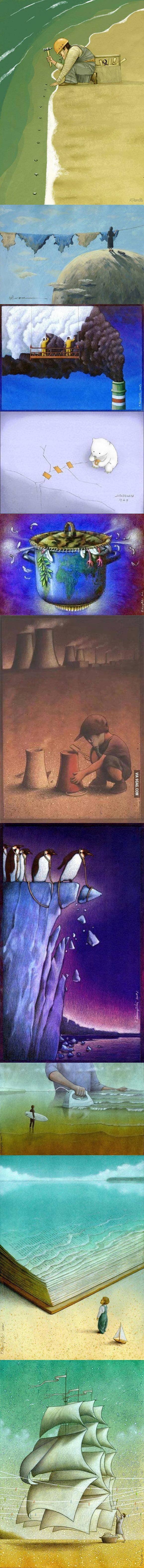Magnificent Illustrations To Think About Climate Change
