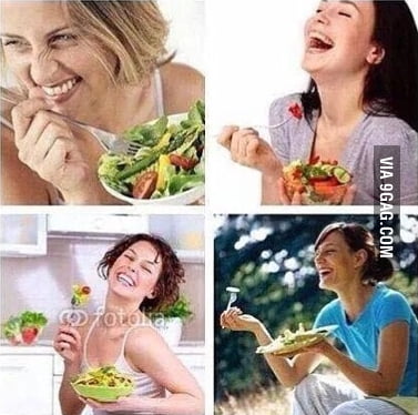 Salads are so funny - 9GAG