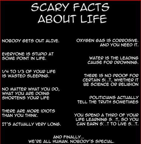 Edgy but true facts - 9GAG