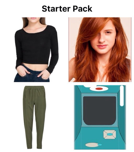 I M Your Basic Average Girl Starter Pack 9gag