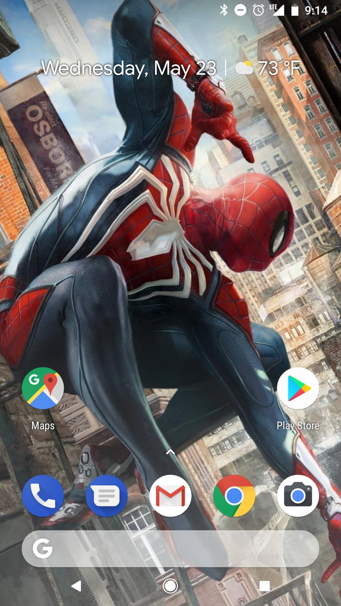 Nice new wallpaper. Spiderman PS4 costume by Alex Ross. - 9GAG