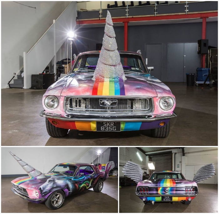 It’s a unicorn car!! (I want to kill the person that ruined this