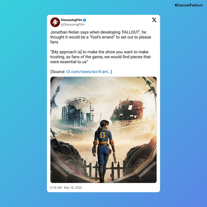 Time to cancel fallout 9gag