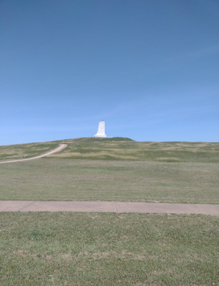 Not just any landscape. This is where the Wright brothers took off on ...